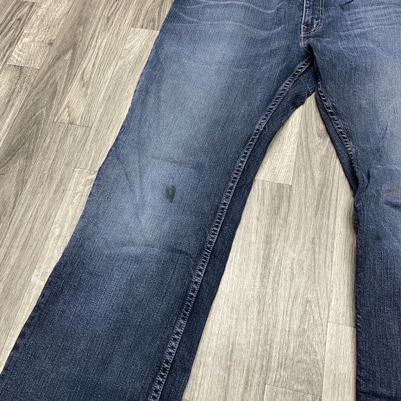 LEVI'S 559 Boot Cut Stretch Med Wash Blue Denim Jeans Men's Size W 36 L 36 - Picture 4 of 12